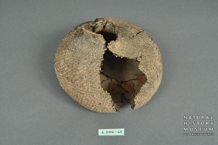 Tataviam Twined Water Bottle, Piru Creek | NHMLA #A.3306.36-64