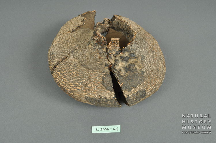 Tataviam Twined Water Bottle, Piru Creek | NHMLA #A.3306.36-64