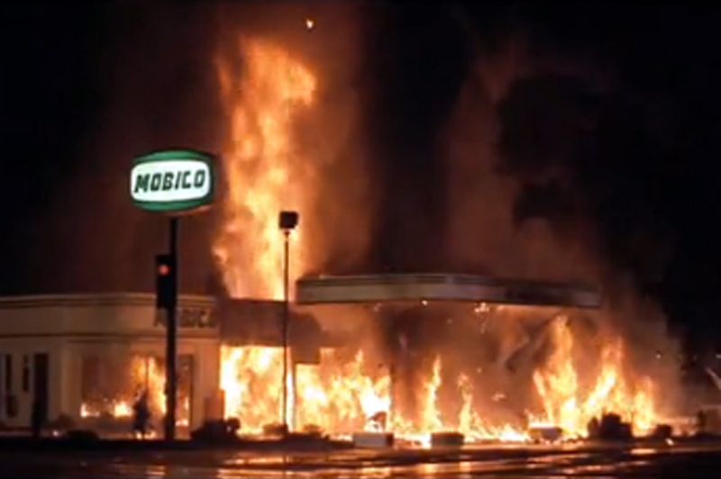 gas station explosion