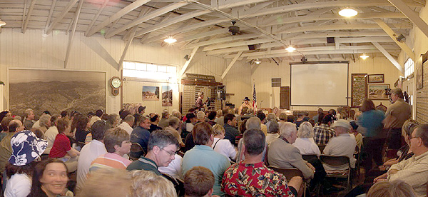Lecture at the Saugus Train Station